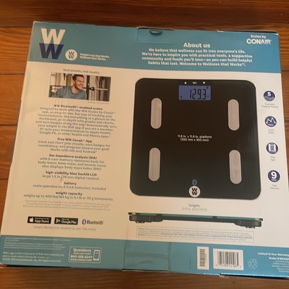 Bluetooth body analysis scale - Picture 2 of 3